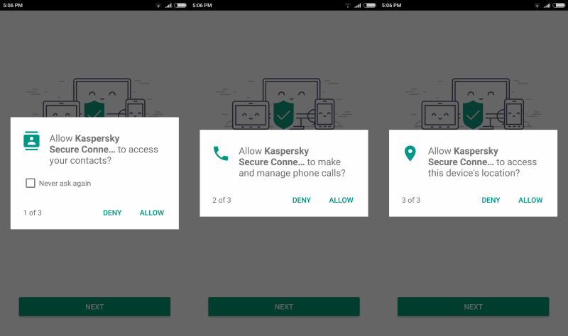 Kaspersky tung ứng dụng VPN cho Android, mỗi ngày được 200MB lưu lượng