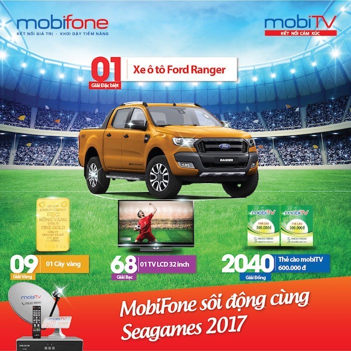 MobiFone tổ chức chương trình ưu đãi đồng hành cùng SEA Games 2017