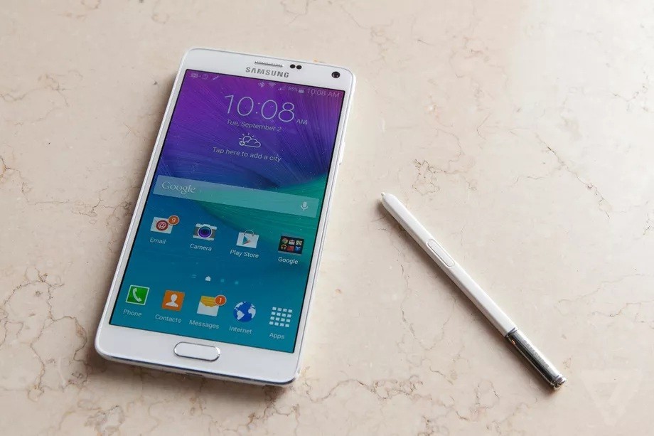 Pin trên Samsung Galaxy Note 4 được thu hồi