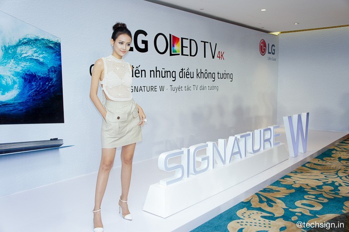 Lên kệ TV dán tường LG OLED Signature W, giá 300 và 650 triệu đồng