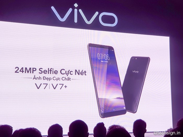 Vivo V7+ lên kệ: camera selfie 24MP, màn hình FullView, giá 8 triệu đồng