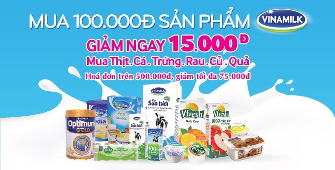 Bách Hoá Xanh hợp tác cùng Vinamilk và Unilever đến hết năm 2017 