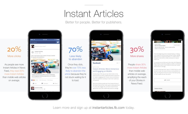 Facebook dừng hỗ trợ Instant Articles trên ứng dụng Messenger, chỉ còn trên ứng dụng chính