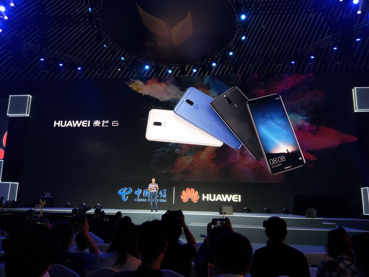 Huawei ra mắt Maimang 6, smartphone 4 camera đầu tiên của hãng