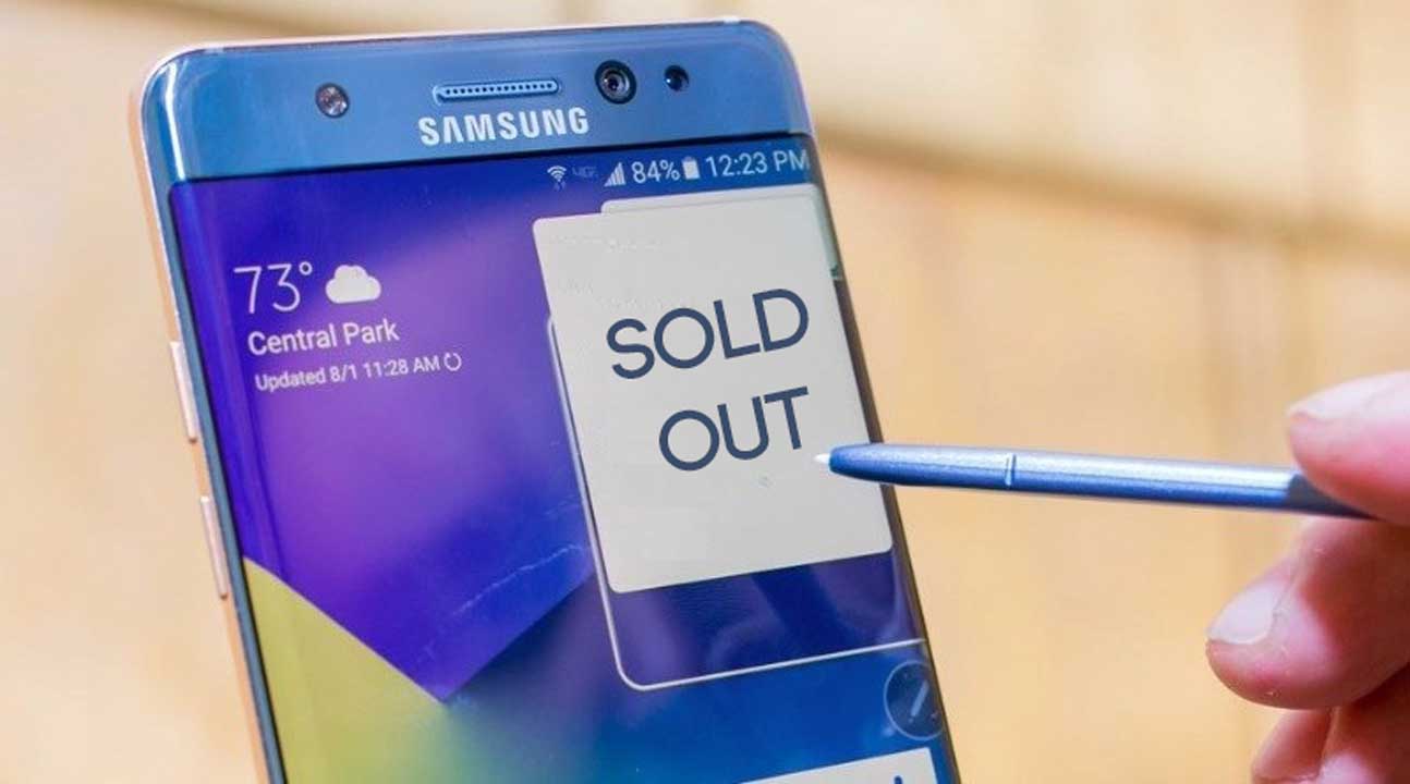 Samsung Galaxy Note 7 FE hiện hết hàng: 400.000 thiết bị đã được bán ra