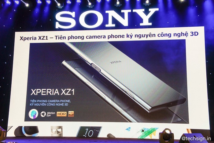 Xperia XZ1 ra mắt tại Sony Show 2017: giá 16 triệu, máy ảnh cao cấp rất riêng