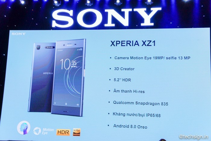 Xperia XZ1 ra mắt tại Sony Show 2017: giá 16 triệu, máy ảnh cao cấp rất riêng