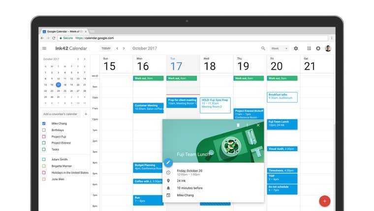 Google giới thiệu Calendar mới cải tiến hơn về giao diện người dùng