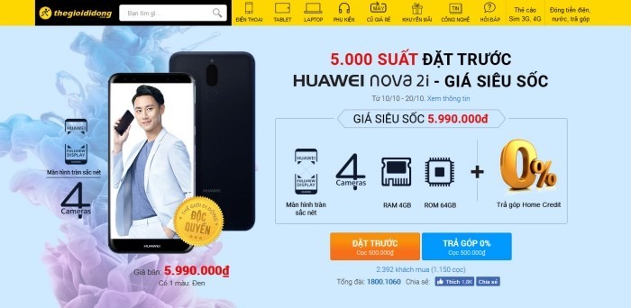 Với nova 2i, Huawei trở lại ngoạn mục và đầy tham vọng