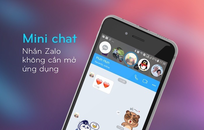 Zalo cập nhật Mini chat giúp vừa nhắn tin vừa xem video