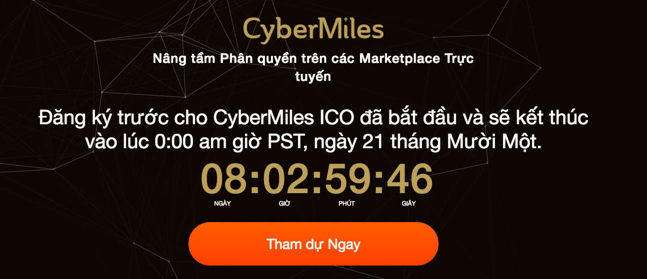 CyberMiles huy động được hàng triệu Euro từ các nhà đầu tư tài chính