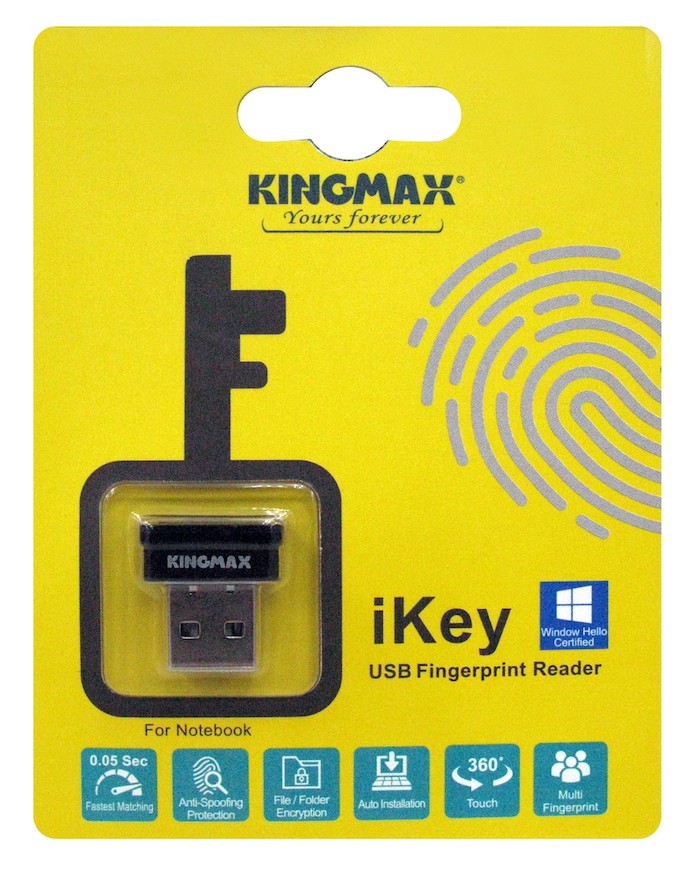 Kingmax giới thiệu đầu đọc vân tay USB nhỏ nhắn