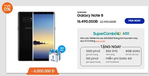 Thực hư việc Viettel Store âm thầm thu thập dữ liệu người dùng khi mua Note 8