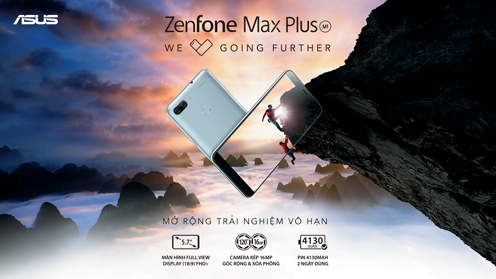 ASUS ra mắt ZenFone Max Plus (M1) giá 5,5 triệu, bán từ 7/1/2018