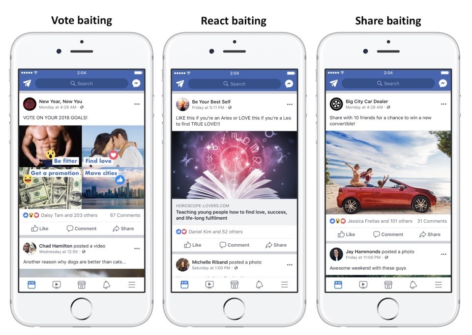 Facebook: Fanpage dùng thủ thuật câu tương tác sẽ bị phạt