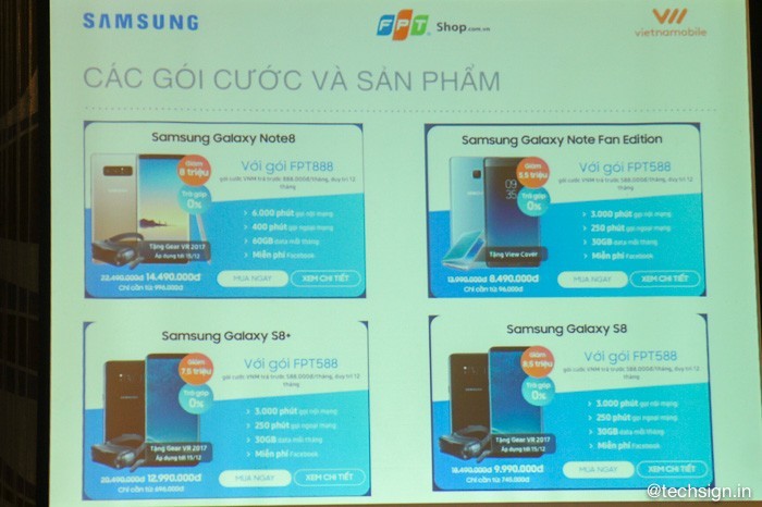 FPT Shop cùng Samsung và Vietnamobile ra mắt chương trình trợ giá điện thoại với gói cước ưu đãi