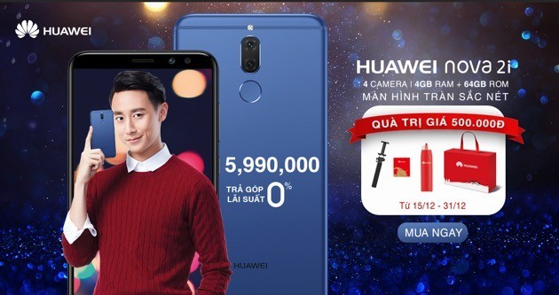 Huawei nova 2i tung “quà siêu chất” mùa lễ hội