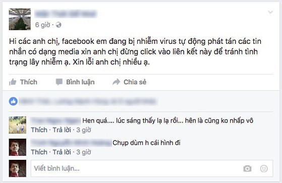 Cảnh báo: mã độc mới đang lây lan rất nhanh qua mạng xã hội Facebook, từ chính những người bạn trong friend list