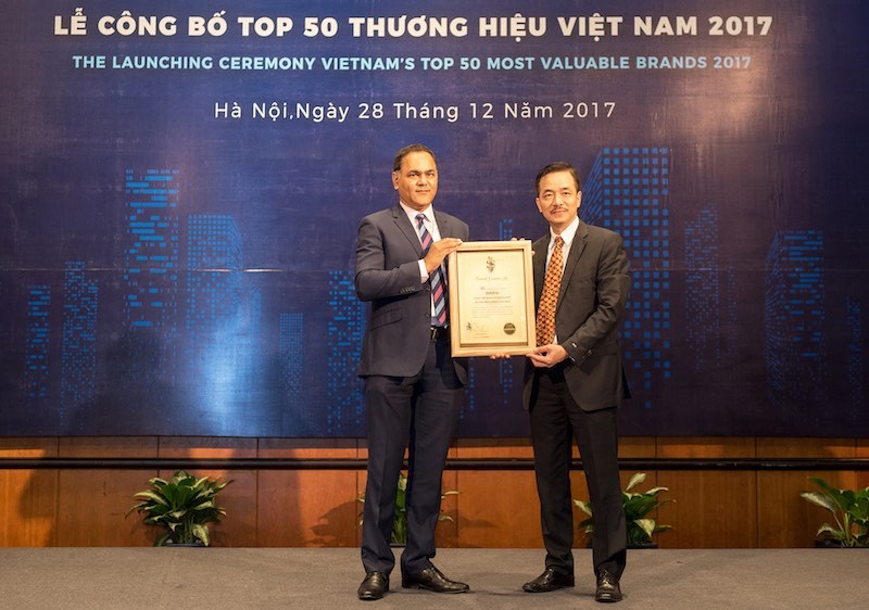 MobiFone tiếp tục vào top 10 thương hiệu giá trị nhất Việt Nam