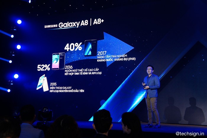 Samsung ra mắt Galaxy A8 và Galaxy A8+ (2018) giá 11 và 13,5 triệu đồng