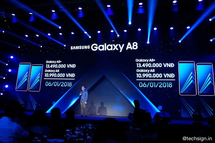 Samsung ra mắt Galaxy A8 và Galaxy A8+ (2018) giá 11 và 13,5 triệu đồng