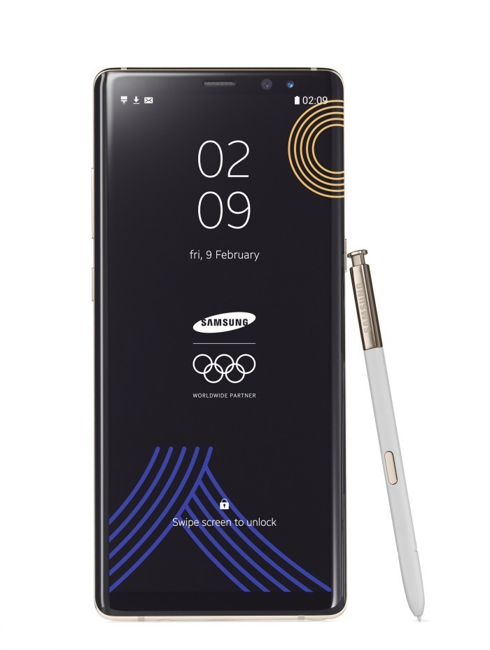 Samsung giới thiệu Galaxy Note8 phiên bản giới hạn Olympic PyeongChang 2018