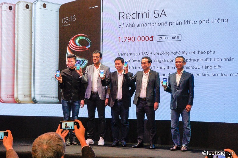 Xiaomi ra mắt 'smartphone mức giá trung thực' Redmi 5A