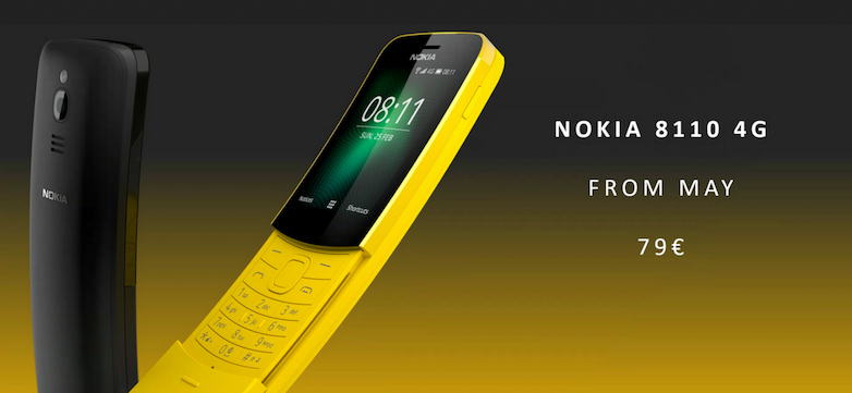 HMD Global giới thiệu phiên bản mới của Nokia 8110 tại MWC 2018