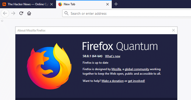 Mozilla phát hành bản cập nhật cho Firefox Quantum