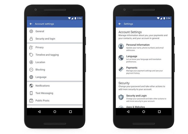 Facebook ngay lập tức thay đổi giao diện menu cài đặt quyền riêng tư sau scandal thu thập dữ liệu