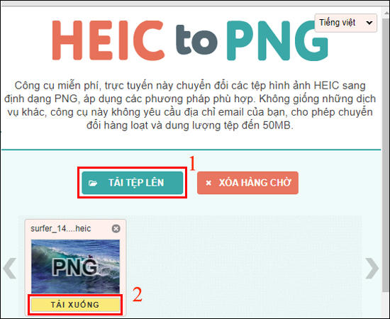 Cách mở và chuyển đổi HEIC sang JPG, PNG