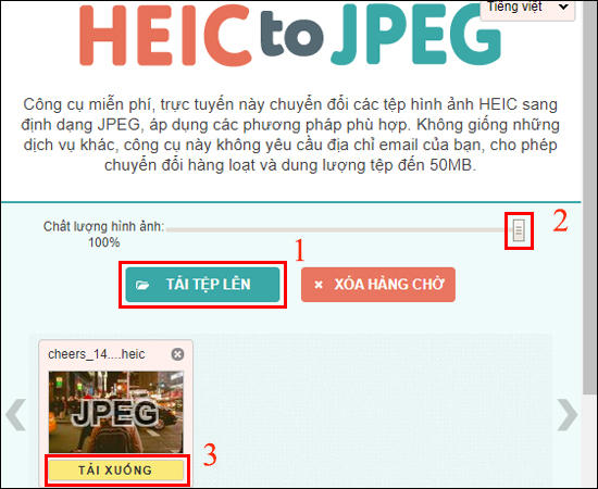 Cách mở và chuyển đổi HEIC sang JPG, PNG