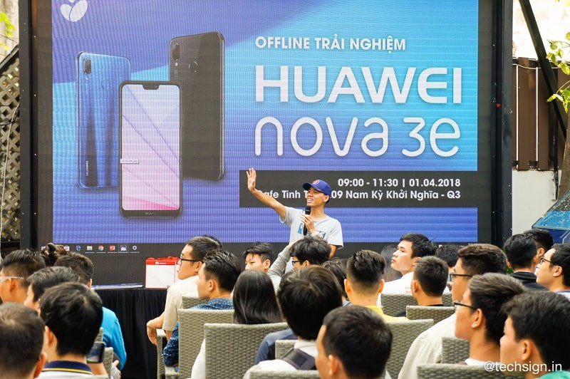 Huawei tổ chức offline trải nghiệm Nova 3e cho bạn trẻ yêu công nghệ