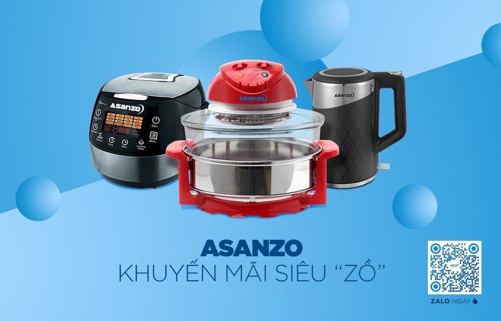 Asanzo mở khuyến mãi lên đến 50% trên Zalo