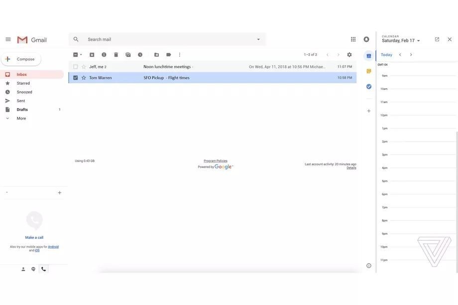 Gmail bật mí diện mạo mới