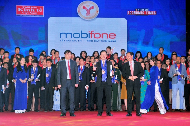 MobiFone đạt danh hiệu Top 10 Thương hiệu mạnh Việt Nam 2017