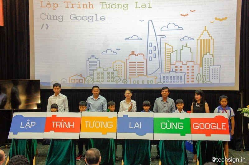 Ra mắt dự án giáo dục "lập trình tương lai cùng Google"