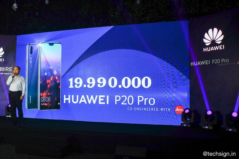 Flagship Huawei P20 Pro ra mắt giá 19,9 triệu đồng