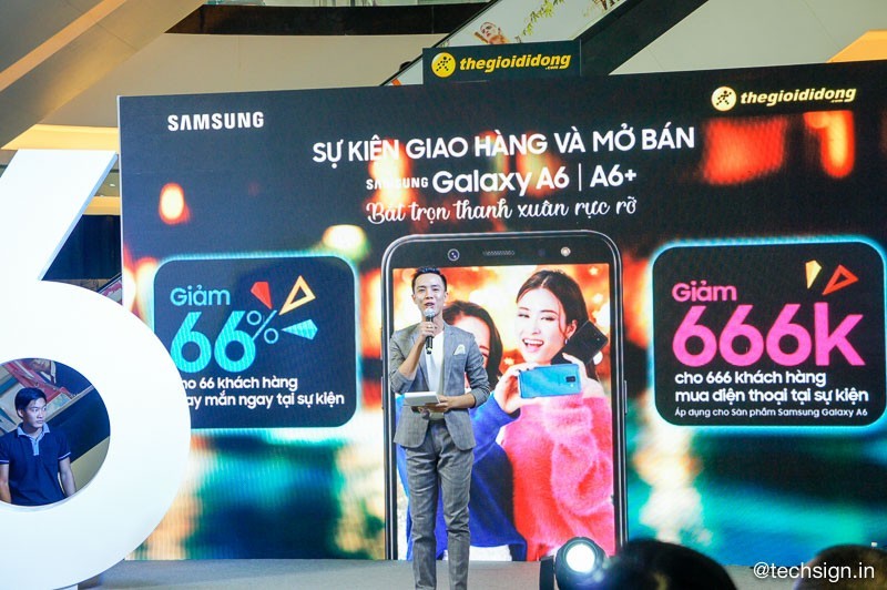 Thế Giới Di Động ghi nhận hơn 13.000 đơn đặt hàng Galaxy A6/A6+