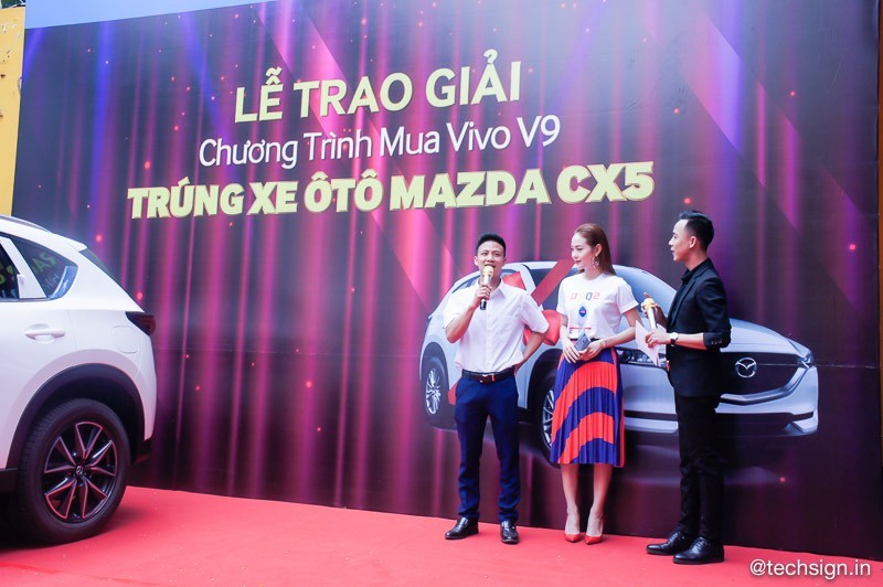 Vivo trao xe Mazda CX-5 cho khách hàng may mắn mua Vivo V9