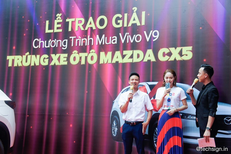 Vivo trao xe Mazda CX-5 cho khách hàng may mắn mua Vivo V9