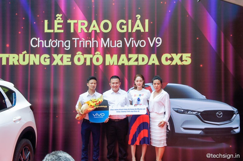 Vivo trao xe Mazda CX-5 cho khách hàng may mắn mua Vivo V9