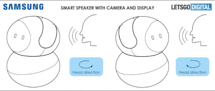 Bằng sáng chế tiết lộ loa thông minh của Samsung sẽ có camera và màn hình cảm ứng