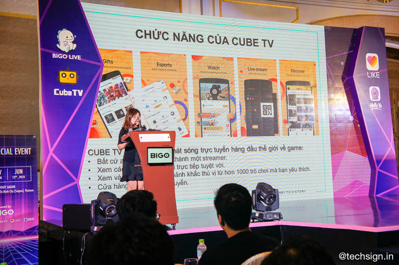 Bigo ra mắt ứng dụng phát trực tiếp Cube TV