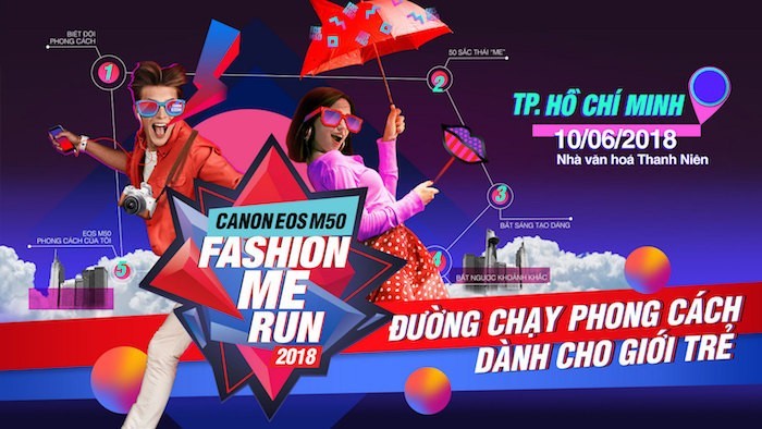 Canon tổ chức sự kiện Fashion Me Run vào chủ nhật này