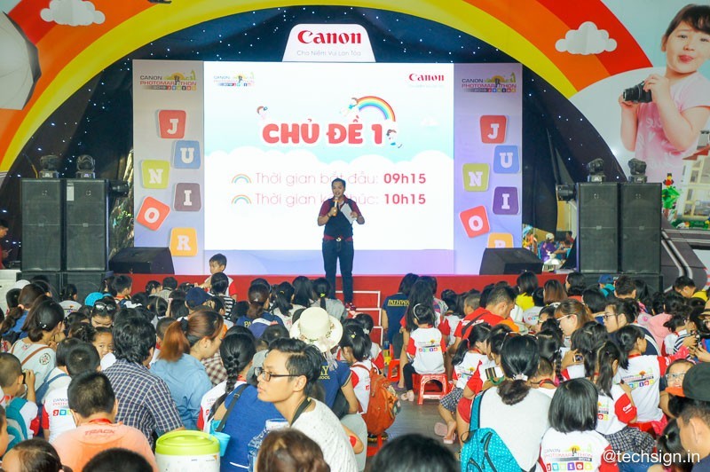 Canon PhotoMarathon Junior 2018 tại TP.HCM diễn ra sôi động