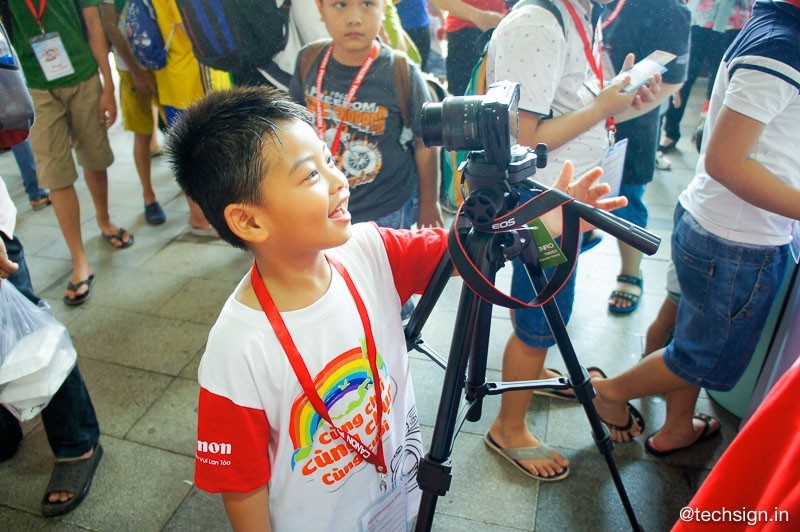 Canon PhotoMarathon Junior 2018 tại TP.HCM diễn ra sôi động