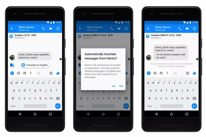 Facebook Messenger sắp có khả năng dịch tự động