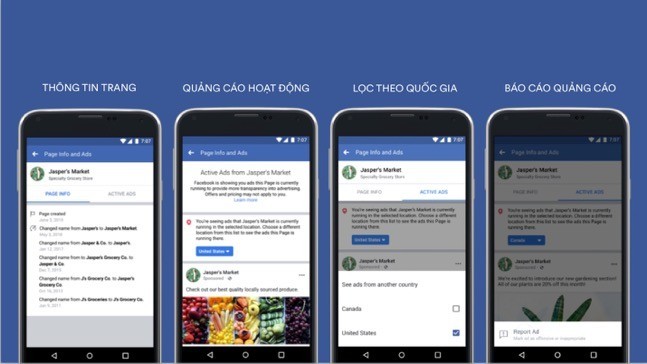 Facebook tăng cường tính minh bạch cho quảng cáo trên Fanpage