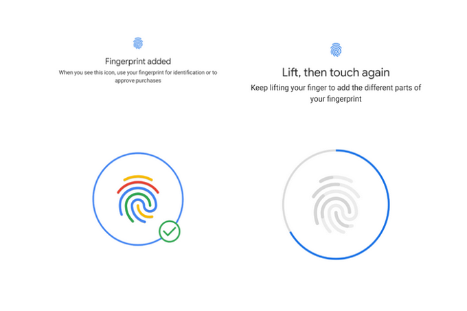 Fingerprint Scanner của Google có diện mạo mới